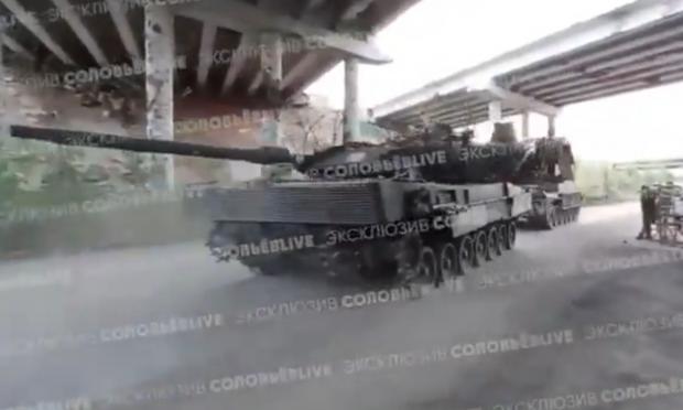 πρώτη κατάληψη ουκρανικού Leopard 2A6 από τον ρωσικό στρατό