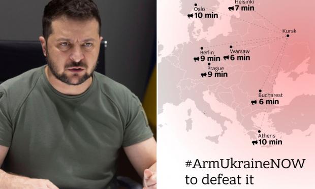 Ζελένσκι και εμβέλεια Kinzhal