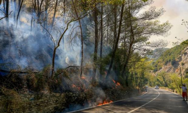 Αλβανία - Φωτιά - Photo by Adnan Beci/AFP