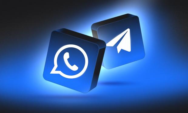 WhatsApp και Telegram