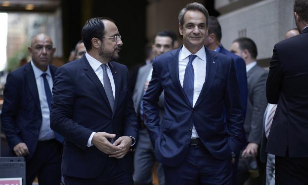 Κυριάκος Μητσοτακης και Νίκος Χριστοδουλίδης