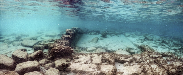 Λείψανα ποντισμένων κτηρίων