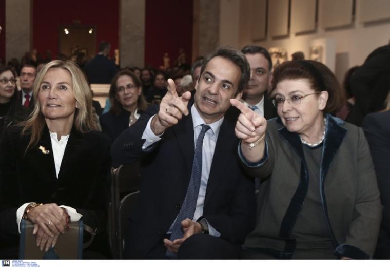 Κυριάκος Μητσοτάκης και Λίνα Μενδώνη
