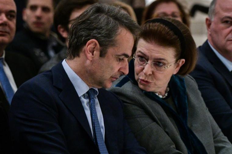 Κυριάκος Μητσοτάκης και Λίνα Μενδώνη