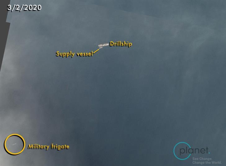 δορυφορικές εικόνες Γιαβούζ