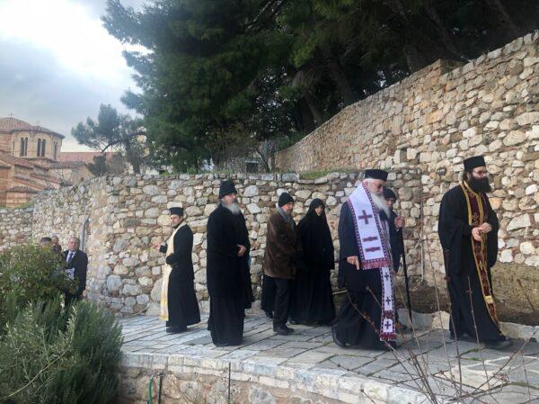 εξόδιος ακολουθία Ανδίδων Χριστοφόρου