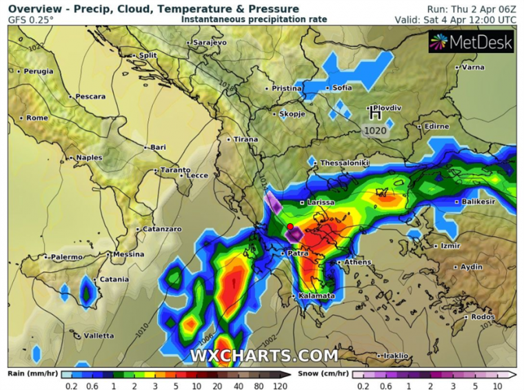 Καιρός 04-04-2020