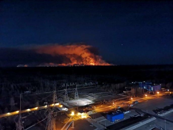 Φωτιά στο Τσερνόμπιλ