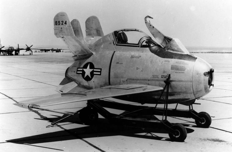 McDonnell-XF-85-with-base