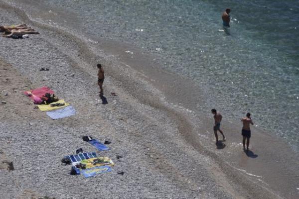 παραλία τον Μάιο