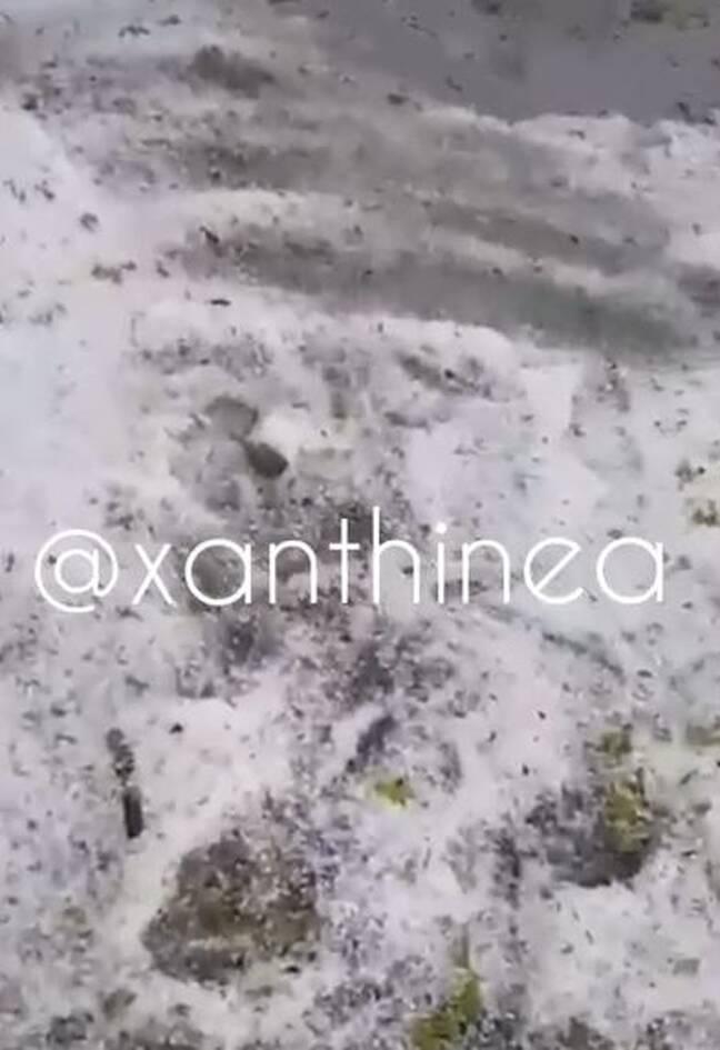 χαλαζόπτωση στη Ξάνθη