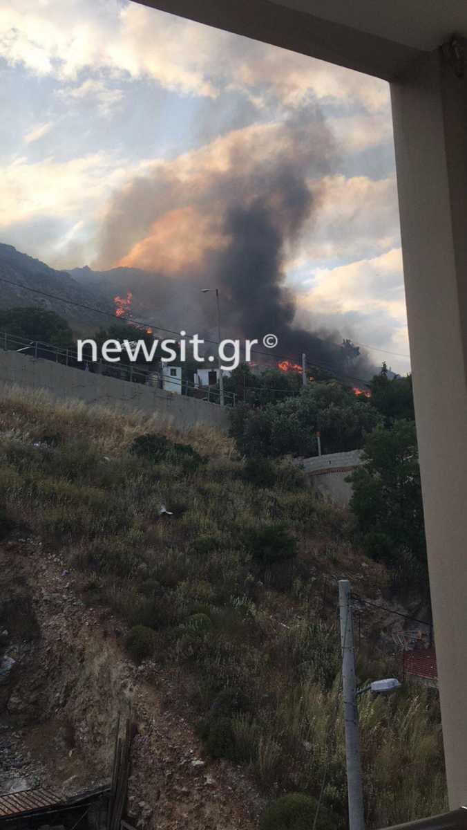 φωτια αγια βαρβαρα