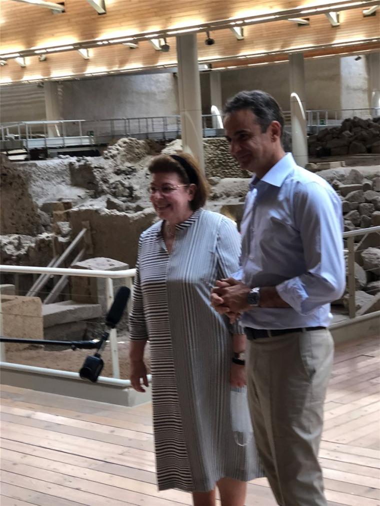 Μητσοτάκης στη Σαντορίνη