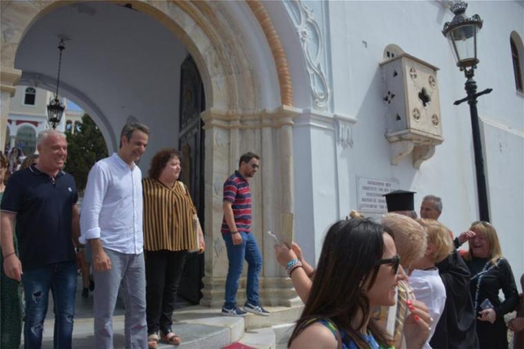 Μητσοτάκης στην Τήνο
