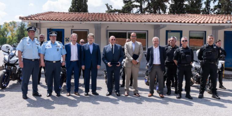 Παράδοση μοτοσικλετών στην Ομάδα ΔΙΑΣ