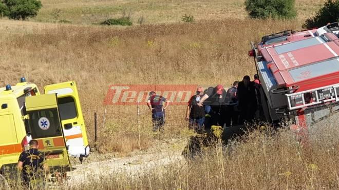 ανατροπή του πυροσβεστικου