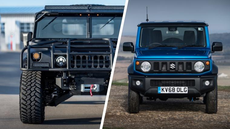 Hummer H1 εναντίον Suzuki Jimny