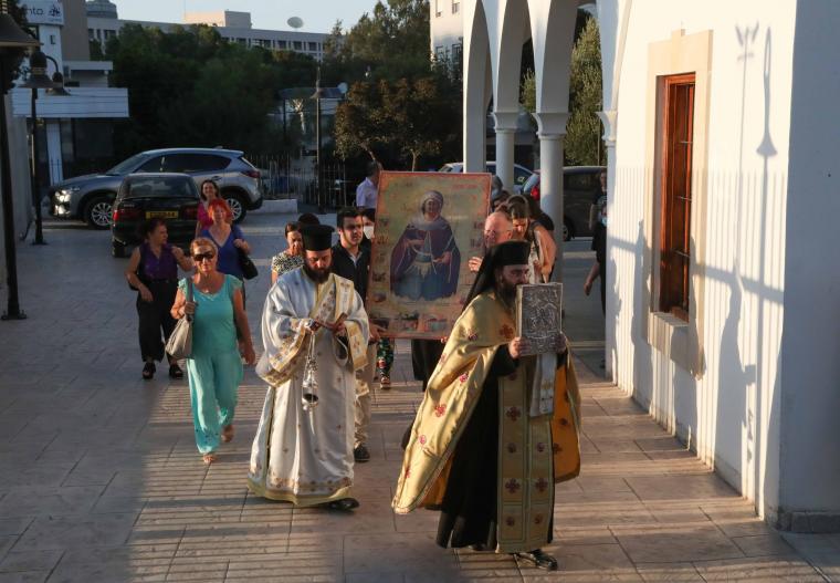 Αρχιεπίσκοπος Κύπρου στη Αγία Παρασκευή