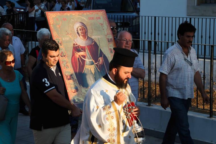 Αρχιεπίσκοπος Κύπρου στη Αγία Παρασκευή