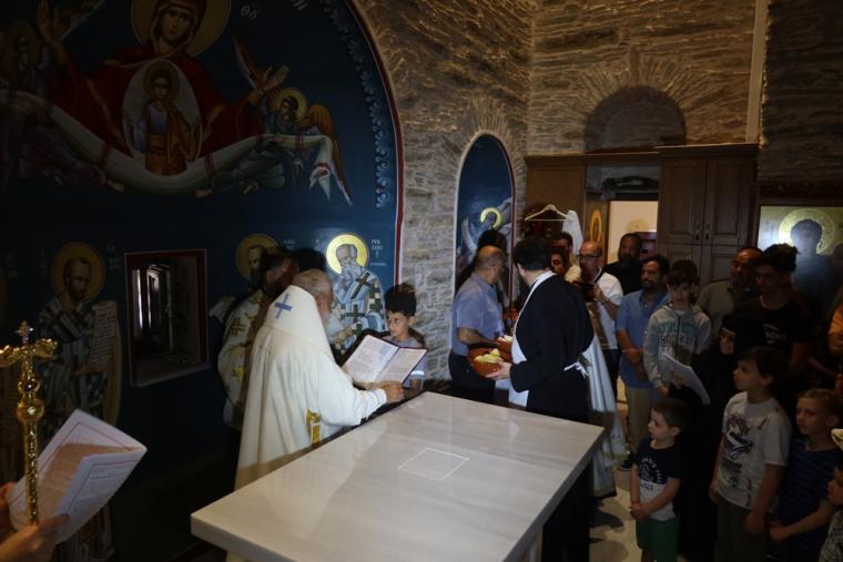 Εγκαίνια Αγίας Μαρίνης Αποικιών Άνδρου