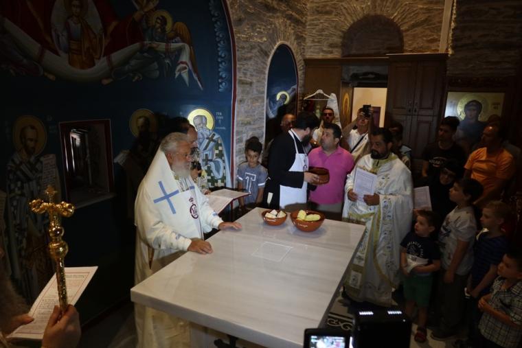 Εγκαίνια Αγίας Μαρίνης Αποικιών Άνδρου