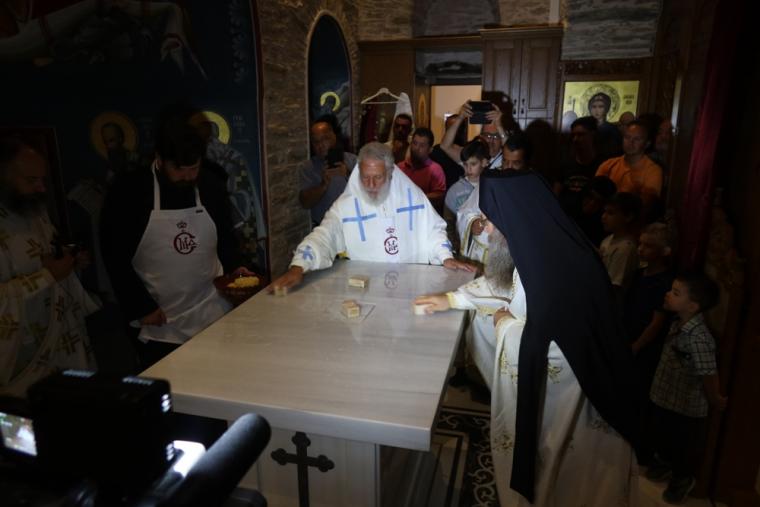 Εγκαίνια Αγίας Μαρίνης Αποικιών Άνδρου