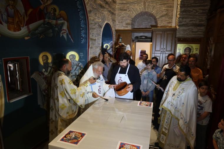 Εγκαίνια Αγίας Μαρίνης Αποικιών Άνδρου