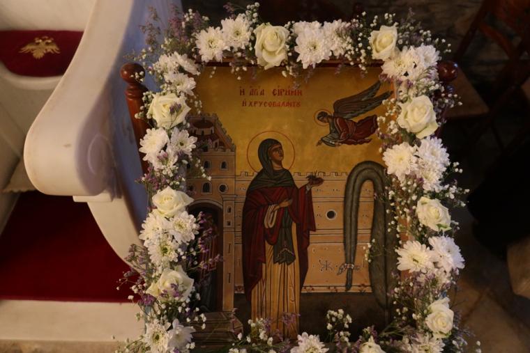 Εορτή της Αγίας Ειρήνης ηγουμένης