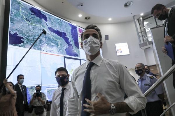 Μητσοτάκης στη Πολιτική Προστασία