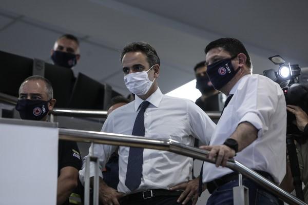 Μητσοτάκης στη Πολιτική Προστασία