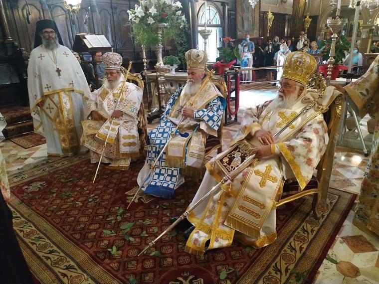 Αρχιερατικό συλλειτουργό για το θαύμα του Αγίου Σπυρίδωνα