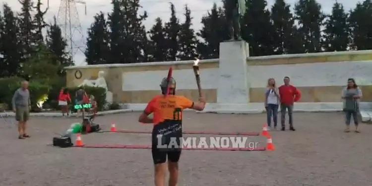αγώνας στα Χνάρια των ηρώων