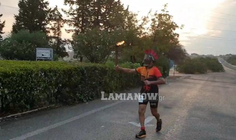 αγώνας στα Χνάρια των ηρώων