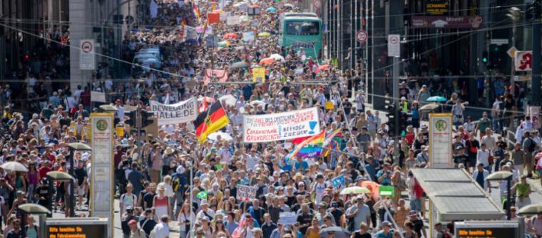 διαδήλωση στο Βερολίνο