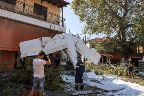 πτώση αεροπλάνου στις Σέρρες