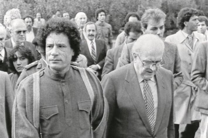 Παπανδρέου με Καντάφι