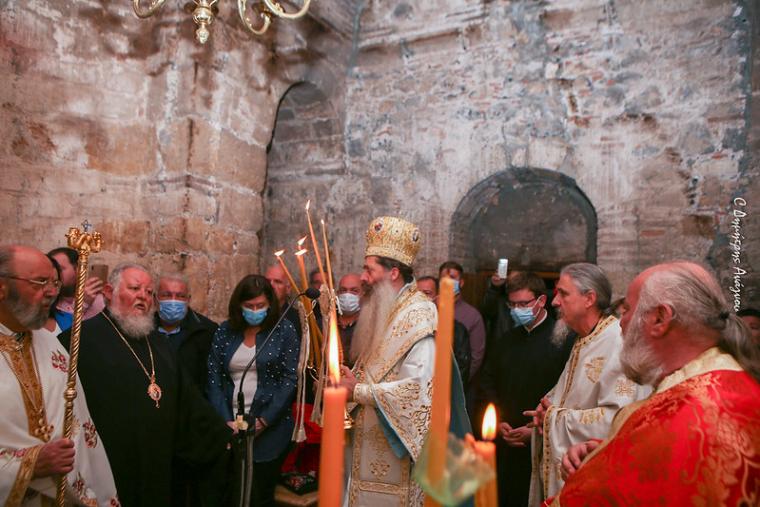 Ιερά Αγρυπνία στο Ιστορικό Καθολικό της Μονής Μεταμορφώσεως του Σωτήρος Μοδίου