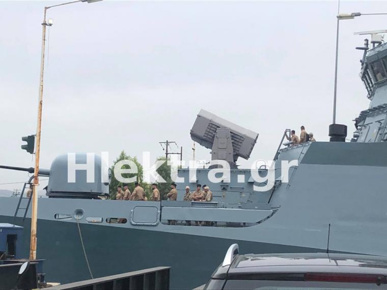 γερμανική κορβέτα στον Ισθμό