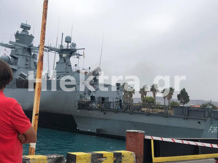 γερμανική κορβέτα στον Ισθμό