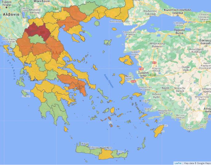 χάρτης κρουσμάτων