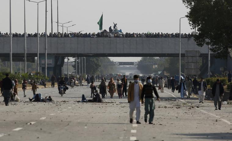 Διαδηλωτές στο Πακιστάν