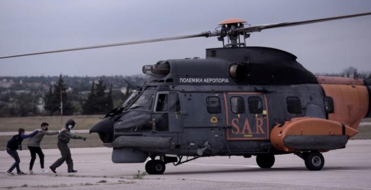 Πτήσεις μαθητών με Ελικόπτερο Super Puma