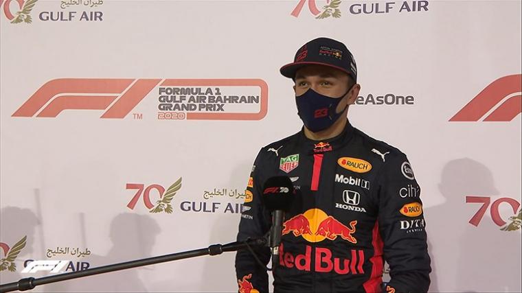 Στην τρίτη θέση τερμάτισε ο Albon με Red Bull, για δεύτερη φορά στην καριέρα του