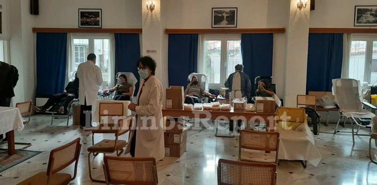 Εθελοντική Αιμοδοσία στη Λήμνο