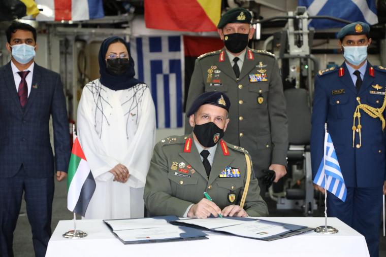 Επίσκεψη Αρχηγού ΓΕΕΘΑ στην Κορβέτα Baynunah