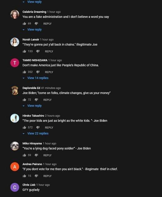 σχόλια youtube