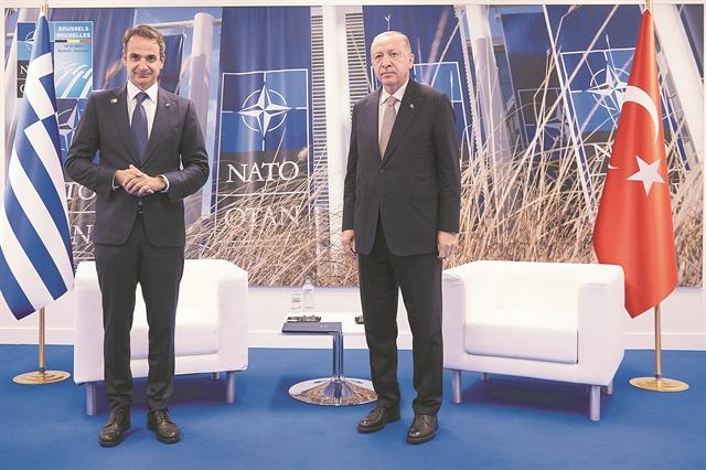 Μητσοτάκης και Ενρτογάν