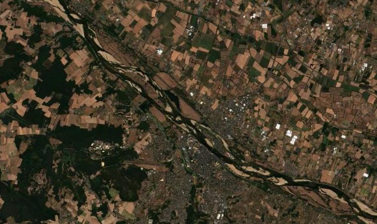 Ο ποταμός Λίγηρας τον Αύγουστο του 2022