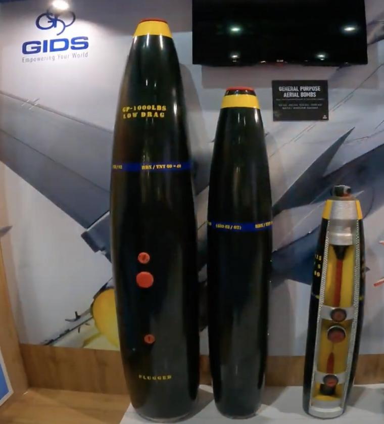 GP-1000lbs Series Bombs - GDIS ADEX 2022