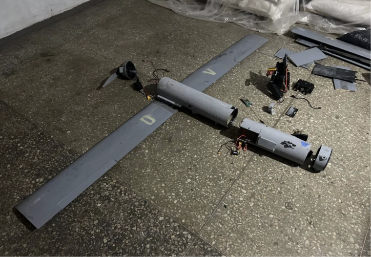 τα συντρίμμια του μυστήριου αυτού ουκρανικού drone καμικάζι